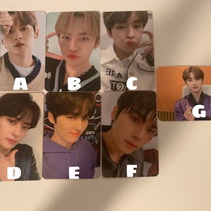 Stray Kids Lee Know cartões fotográficos frente e verso não oficiais