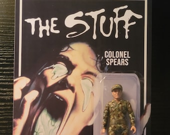 The STUFF Custom Figure, Art Toy, Bootleg Horror Classic Horror Sci Fi Sculpture 80s Movie Retro Memorabilia Inspired