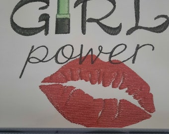 cupón bordado girl power