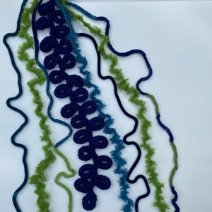 Jellyfish Tentacles Cat Teaser Wand Cat Toy with Personalized Name Tag.