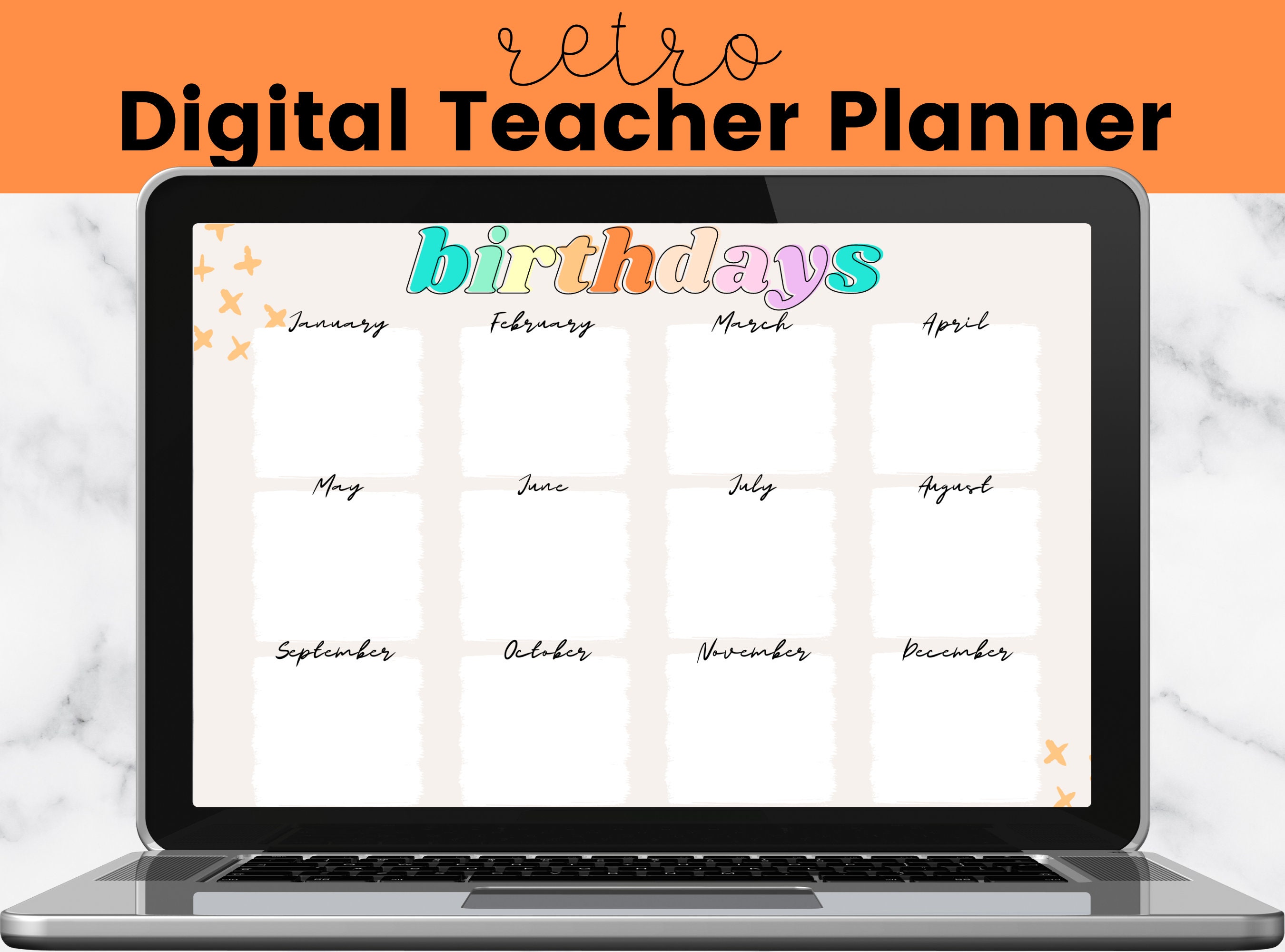 Digital Teacher Planner Google Slides Teacher Google Slides Etsy UK