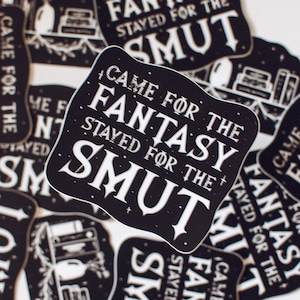 Fantasy Smut Sticker, Bookish Sticker, Romantasy Sticker, Book Lover