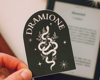 Dramione Sticker, Draco Sticker, Hermione Granger, Vinyl Laptop Sticker, Ao3 Manacled Art, Fanfic Sticker, Wizarding World, Booktok Kindle