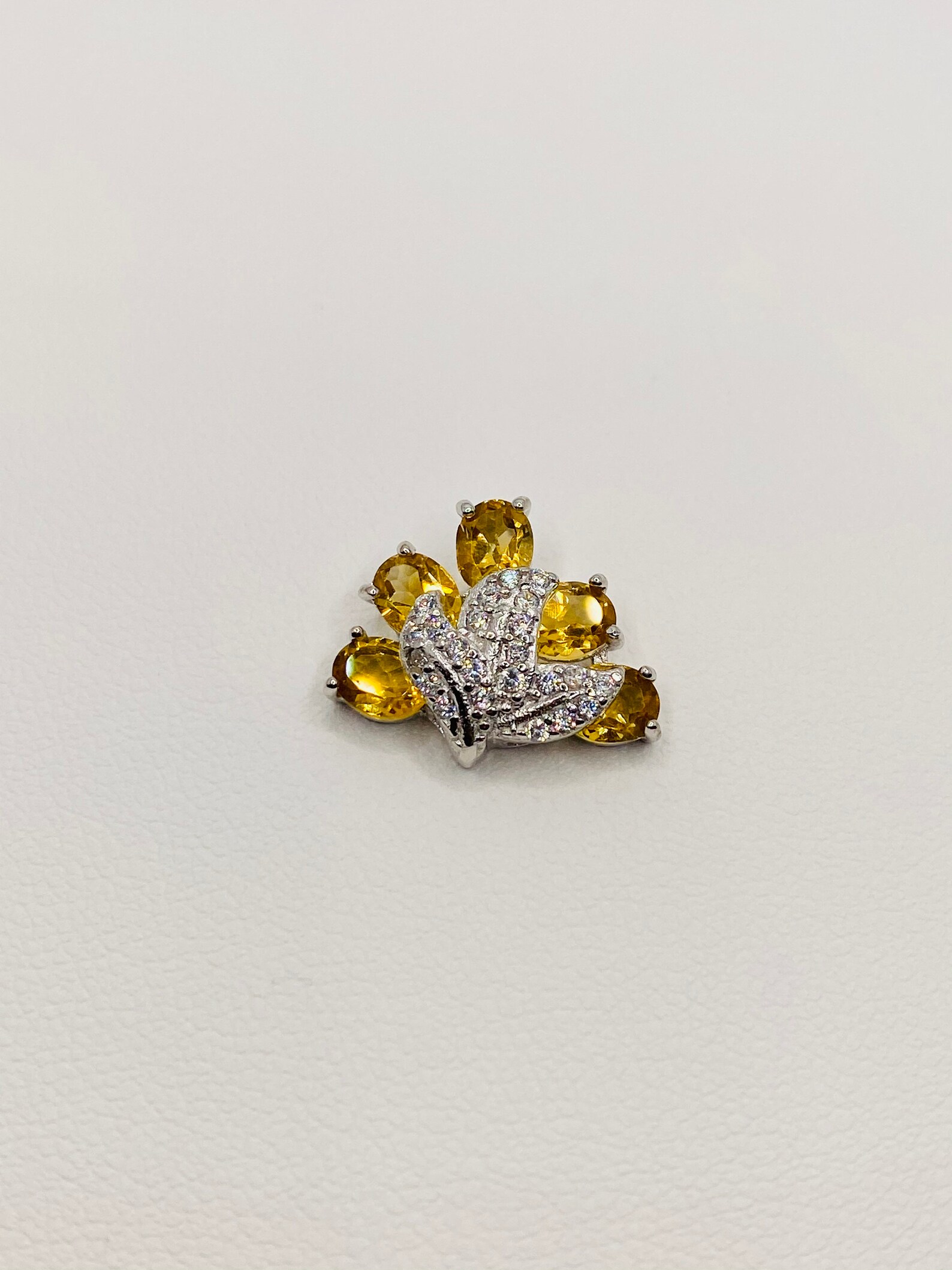 Yellow Topaz Jewelry Set Ring Earrings & Pendant November Etsy