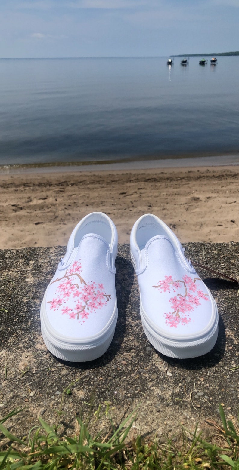 Cherry blossom vans Etsy