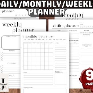 Bullet Planner Starter Pack Printable Journal Pages - Etsy