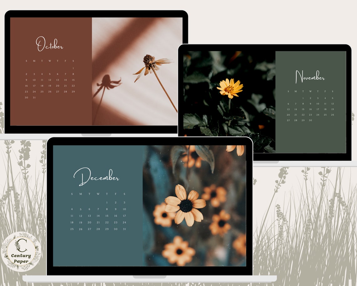 2022 Desktop Wallpaper Desktop Calendar 2022 Desktop Etsy Riset