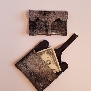 Cosido a mano, Portatarjetas de animales de elefante / billetera