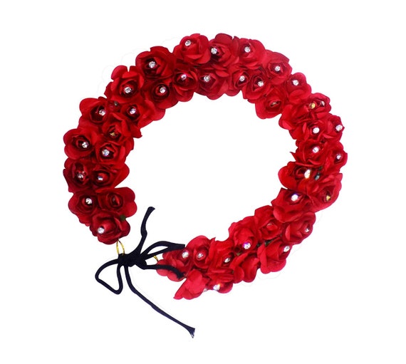 Ready to Ship Hair Accessories Red Gajra Artificial Flower - Etsy Ireland Ready to Ship Hair Accessories Red Gajra Artificial Flower - Etsy Ireland