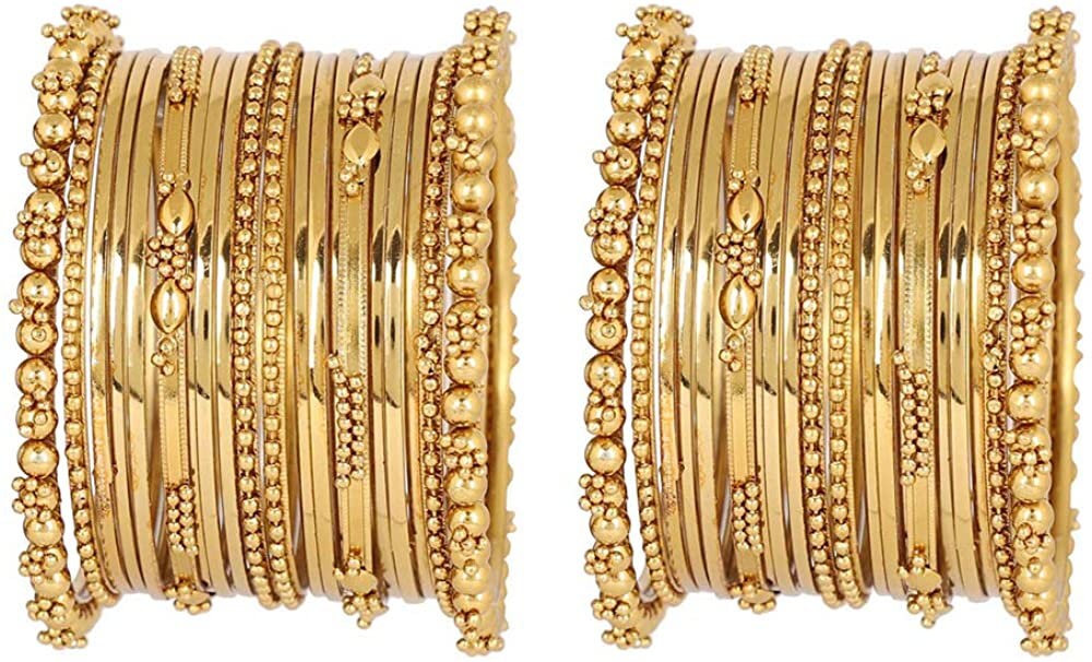 Traditional Brass Metal Bangles For Bridal Bridesmaid Etsy