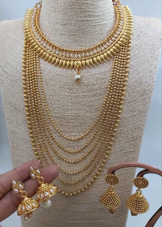 Short Necklace Set for Bridal Wedding 