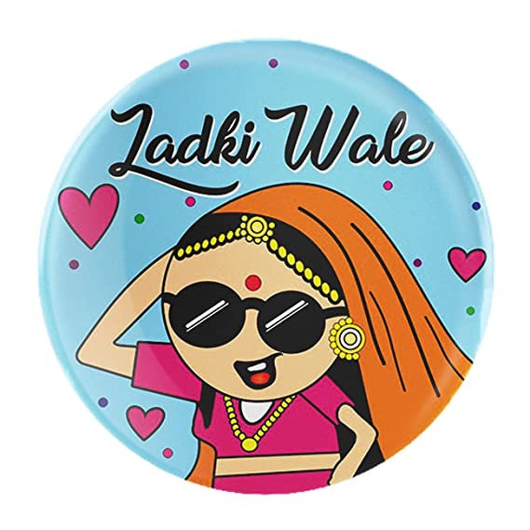 100 Pcs Ladki Wale Badges Shaadi Giveaways Wedding Gift Item - Etsy 100 Pcs Ladki Wale Badges Shaadi Giveaways Wedding Gift Item - Etsy