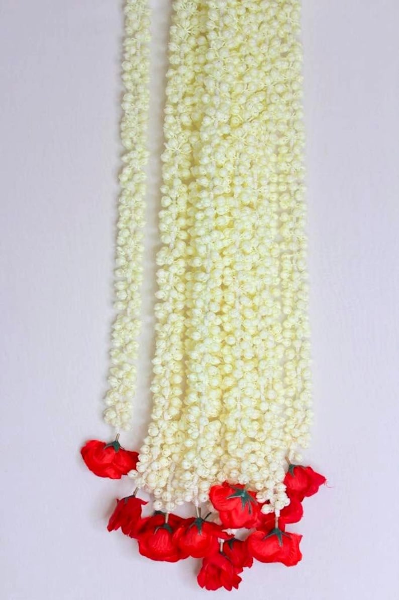 4 pcs of Heavy Artificial Jasmine Flowers Garlands for Etsy