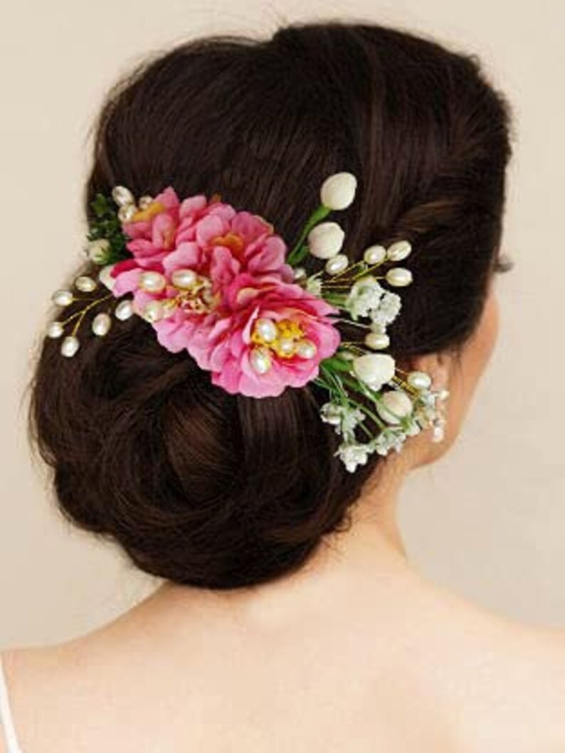 Traditional Indian Hair accessories Gajra Artificial Flower Etsy