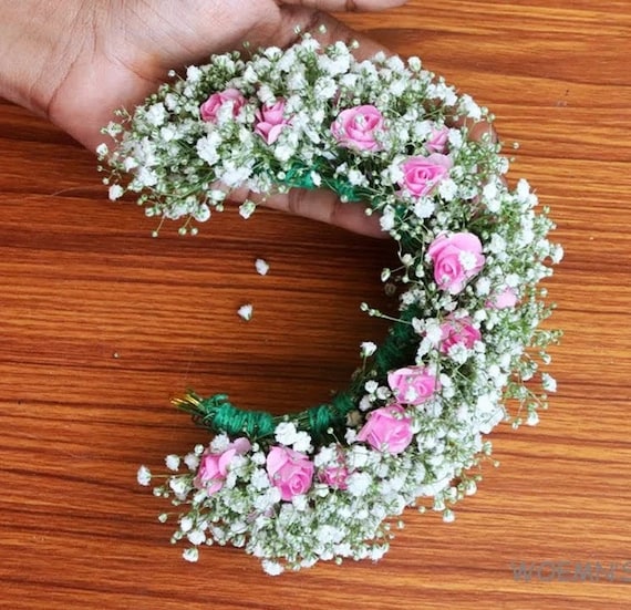 Hand Made Artificial Flower & Baby Wreath Hair Accessories - Etsy