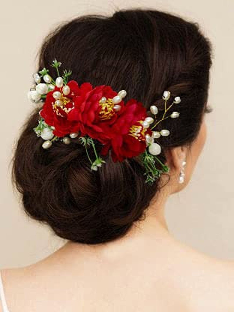 Traditional Indian Hair accessories Gajra Artificial Flower Etsy
