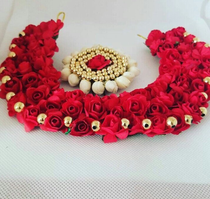 Traditional Indian Hair Accessories Gajra Artificial Flower Etsy