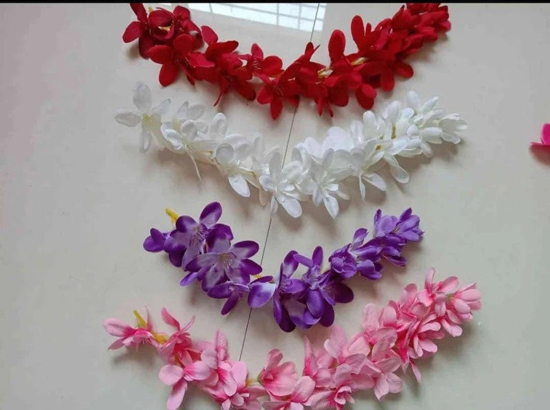 Buy Pack of 2 Hand Made Artificial Orchid Flower Hair Accessories Online in  India - Etsy
