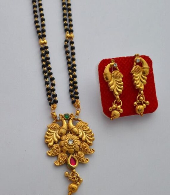 Beads Gold Plated Mangalsutra 