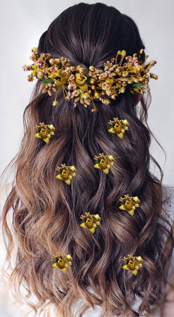 Beautiful Hair Accessories Artificial Flower Hair Pins - Etsy Beautiful Hair Accessories Artificial Flower Hair Pins - Etsy