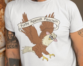 Furby Eagle Anti Fascism Shirt (Mens Clothing, Womens Clothing, Plus Sizes Available)