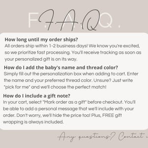 Personalized Baby Lovey Blanket, Custom Animal Security Blankie with Name, Embroidered Plush Lovie for Boy or Girl, Baby Registry Gift image 16