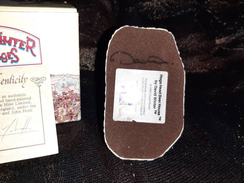 Signed David Winter Hog/'s Head Beer House