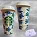 personalized turtle Starbucks cup, Easter basket stuffers for teens, to go hot coffee cup, turtle gifts for women, end of year teacher gift