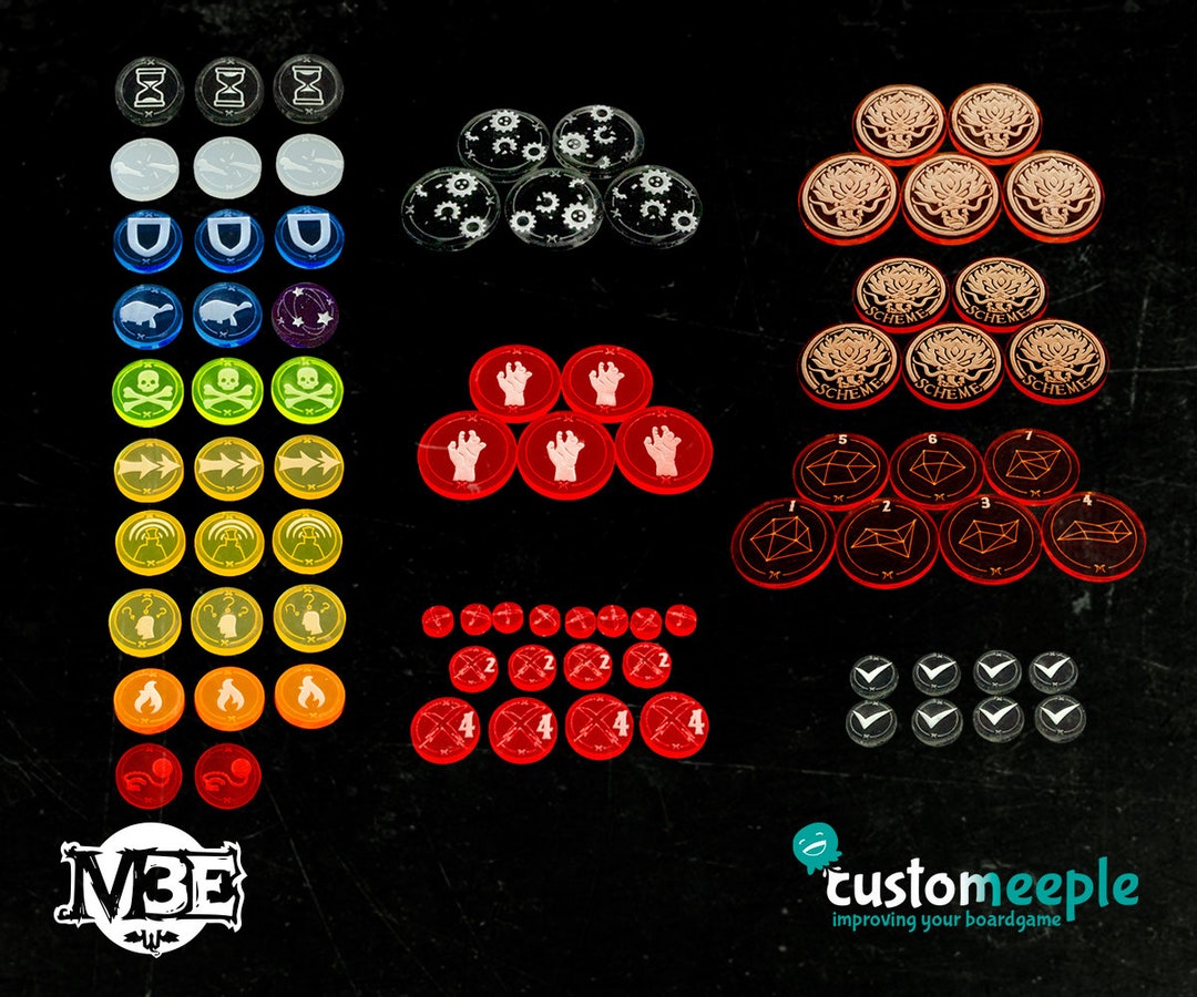 Malifaux M3E Deluxe Set Tokens Pack (80 Pieces) - Etsy