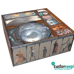 Cthulhu Death May Die Saison 3 Fear the Unknown Insert de carte compatible | Solution de stockage | Organisatrice du forum