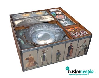 Cthulhu Death May Die Season 3 Fear the Unknown compatible Board Insert | Storage solution | Board organizer