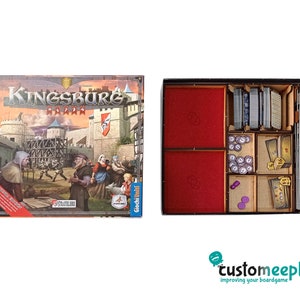 Kingsburg v2 compatible Insert | Boardgame insert | Boardgame organizer