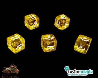 Gaslands skid dice- die &quot;classic&quot; (5 Units)