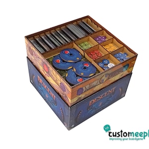 Descent: Legends of the Dark compatible Insert| Storage solution | Board organizer