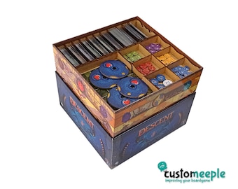 Descent: Legends of the Dark compatible Insert| Storage solution | Board organizer