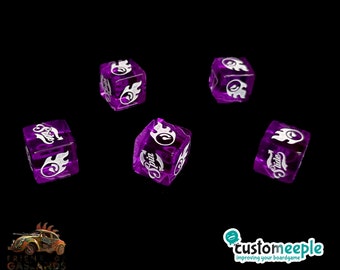 Gaslands skid dice- die "low riders" (5 Units)