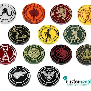 A Song of Ice and Fire Faction Markers