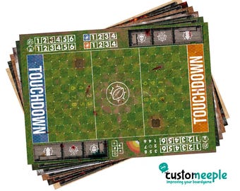 Fantasy Football Sevens Pitch | BB Compatible Game Mat | 80x55 cm Banner Field