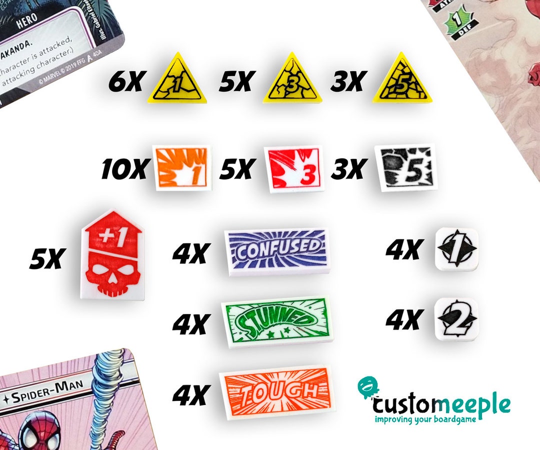 M. Champions Compatible Tokens Pack (57 Units) - Etsy