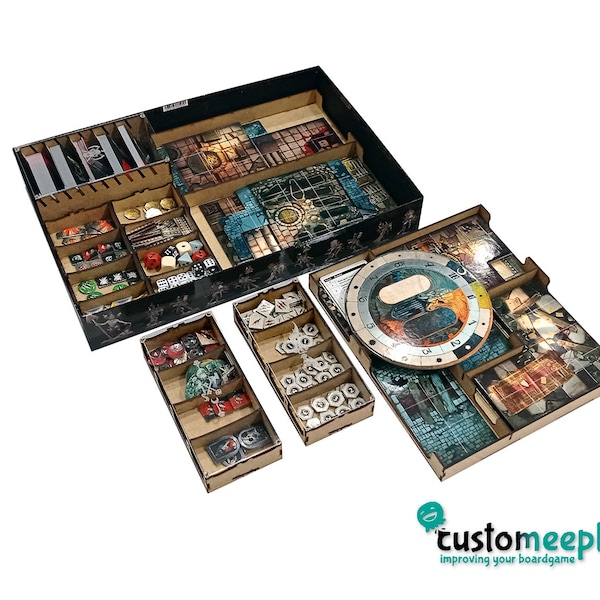 Warhammer Quest Cursed City compatible Insert| Storage solution | Board organizer