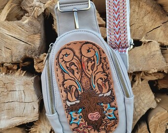 Handpainted Sling Bag