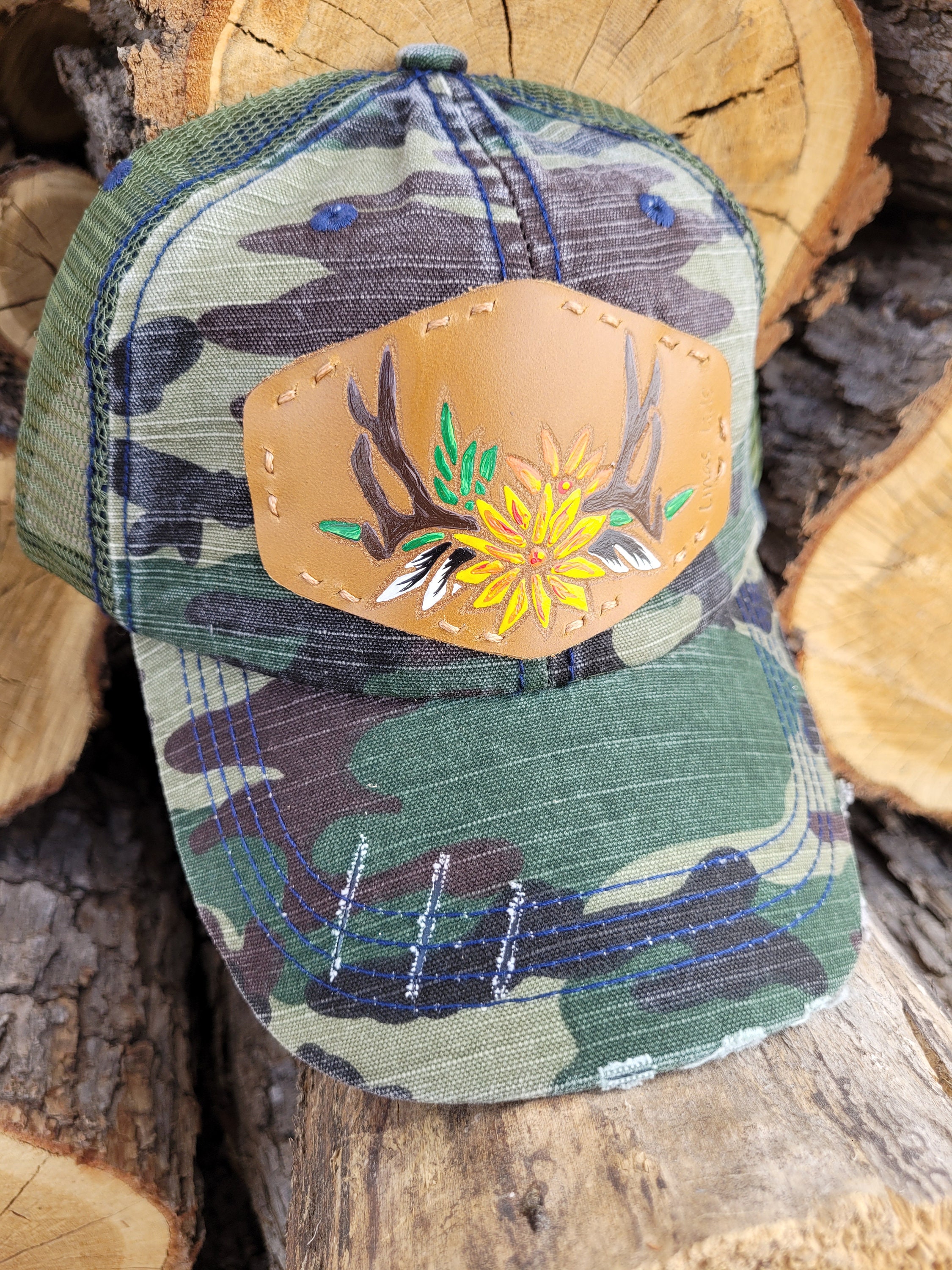 Hand Painted Hat | Etsy