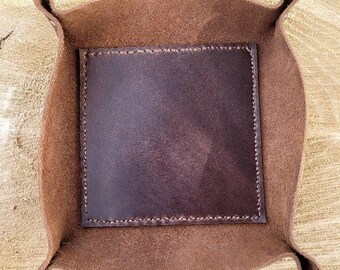 Leather Valet Tray