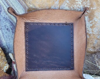 Leather Valet Tray