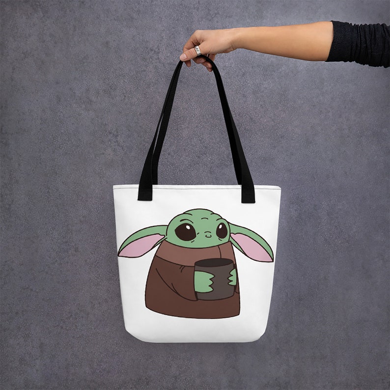 Star Wars The Mandalorian Baby Yoda inspiré Tote Bag Etsy France