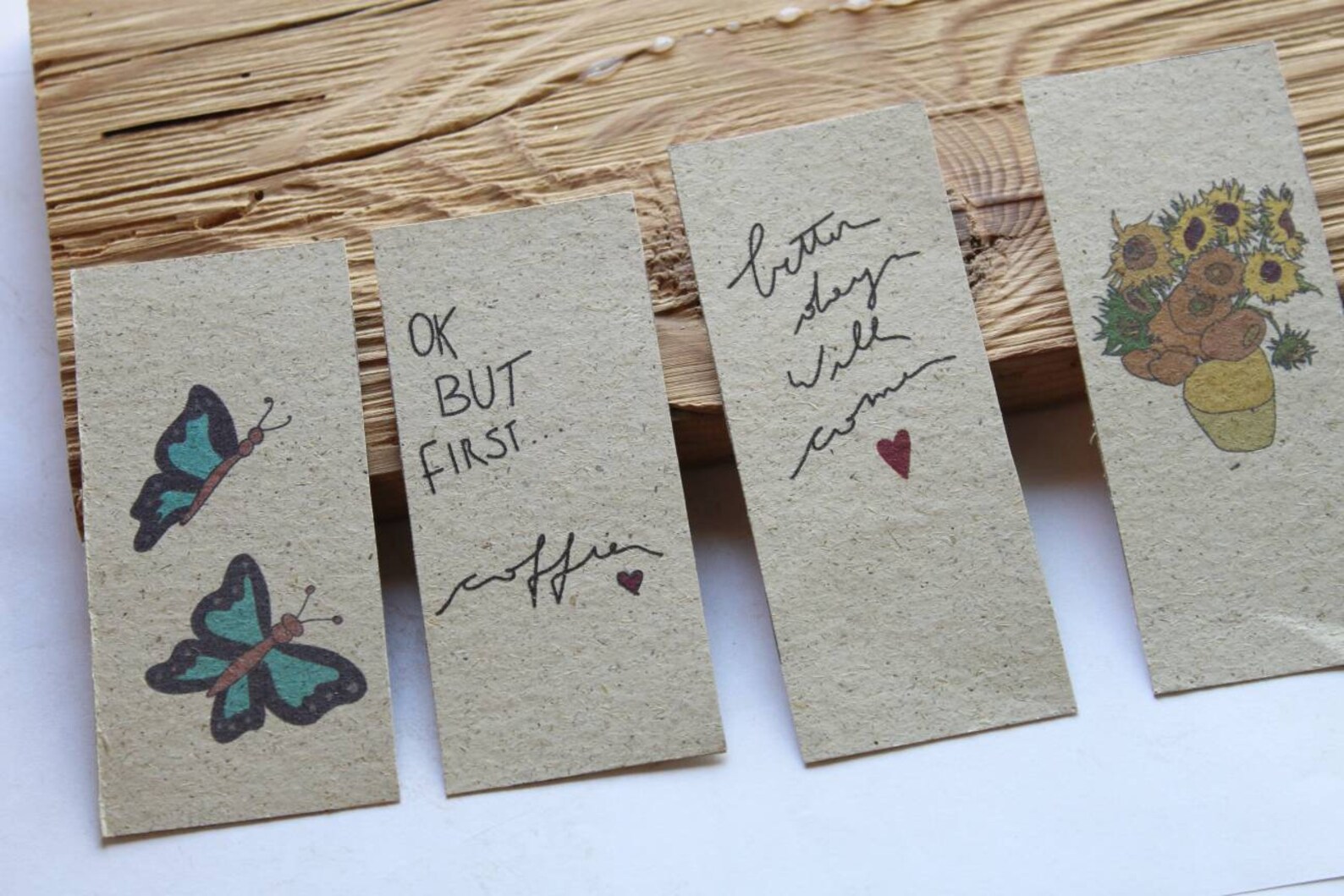 Segnalibri Vuoti Per Personalizzazione - 50 Pezzi Con Nappine, Carta Acquerello 300g - Foto 8