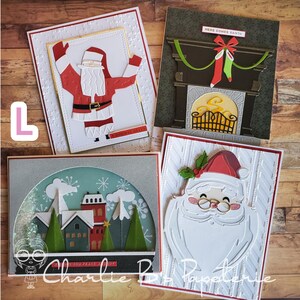 Handmade Christmas Greeting Card Bundles, Assorted Holiday Card Set of 4,5,or 6
