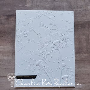 Blanco, tarjeta en blanco de simpatía