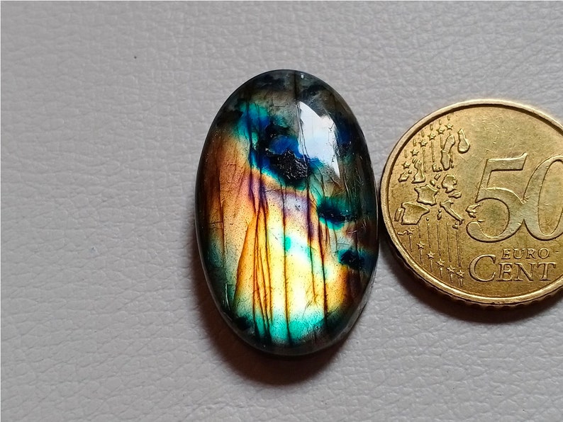 Amazing Multi Flashy Labradorite Natural Labradorite Labradorite Pendant Jewelry Making Stone Best Quality 33X20X7 mm 44 Crt Natural Stone