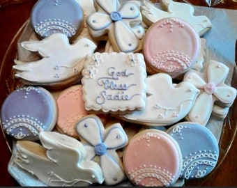 Communion Baptism Cookies- CUSTOM